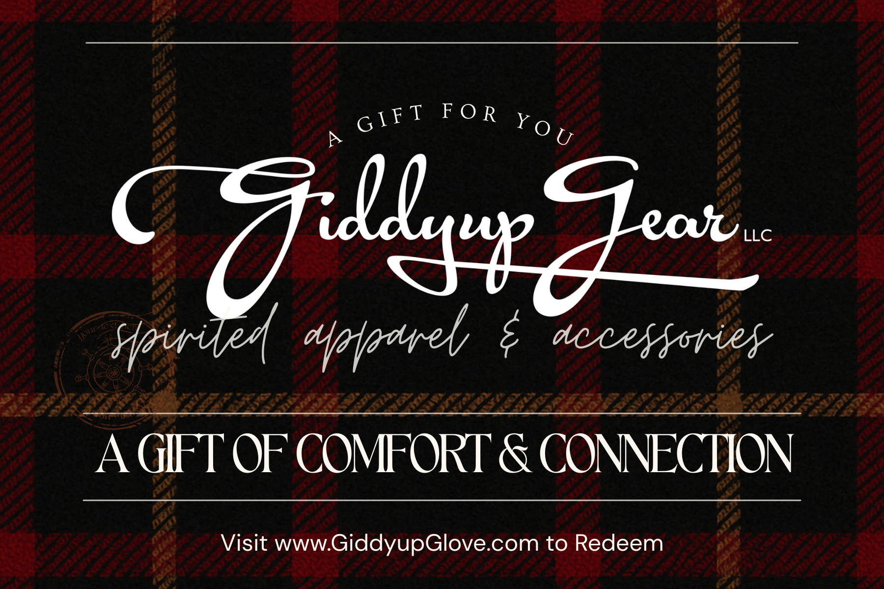 Giddyup Gear Gift Card | Give the Gift of Connection