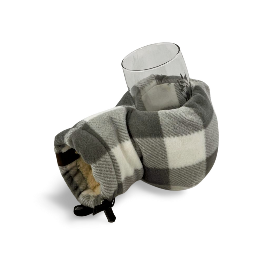 Grey & White Buffalo Plaid Giddyup Glove™